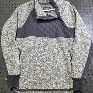 Abercrombie & Fitch Gray and Black Pullover